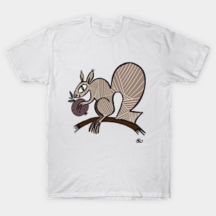 Patterned squirrel T-Shirt